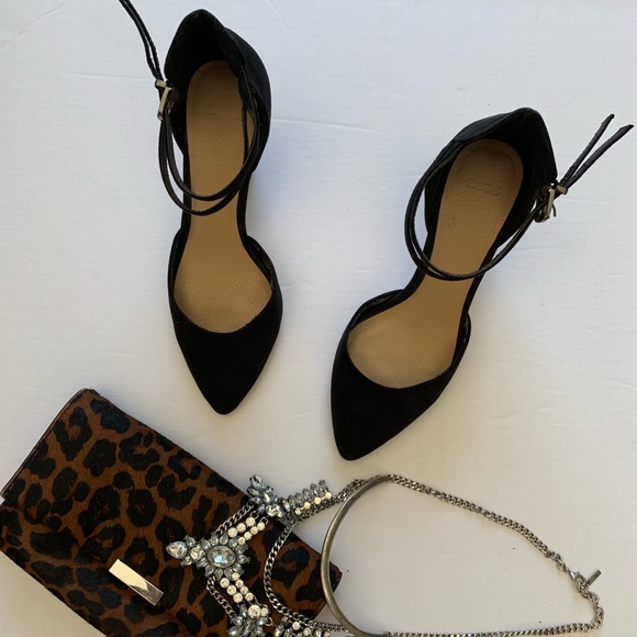 ASOS Black Suede Maryjane Heels - Picture 7 of 7